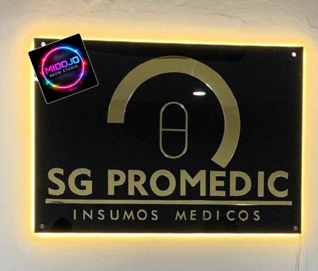 Letrero A2 con retroiluminacion